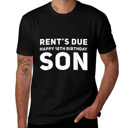 Rents Due Happy 18th Birthday  Quick-drying T-Shirt
