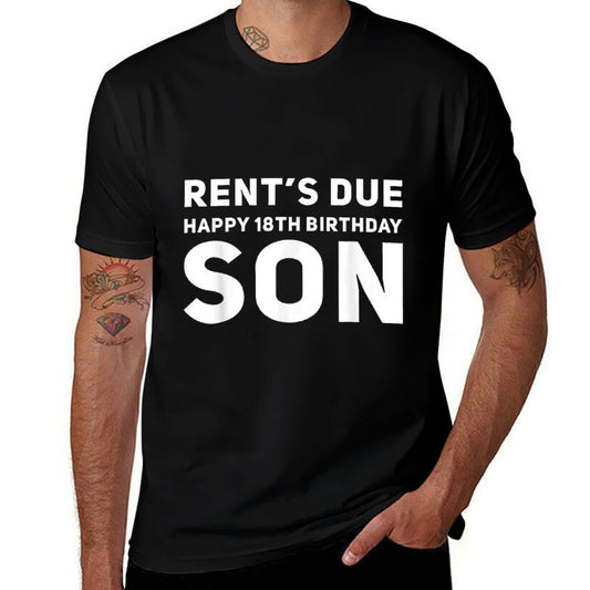 Rents Due Happy 18th Birthday  Quick-drying T-Shirt