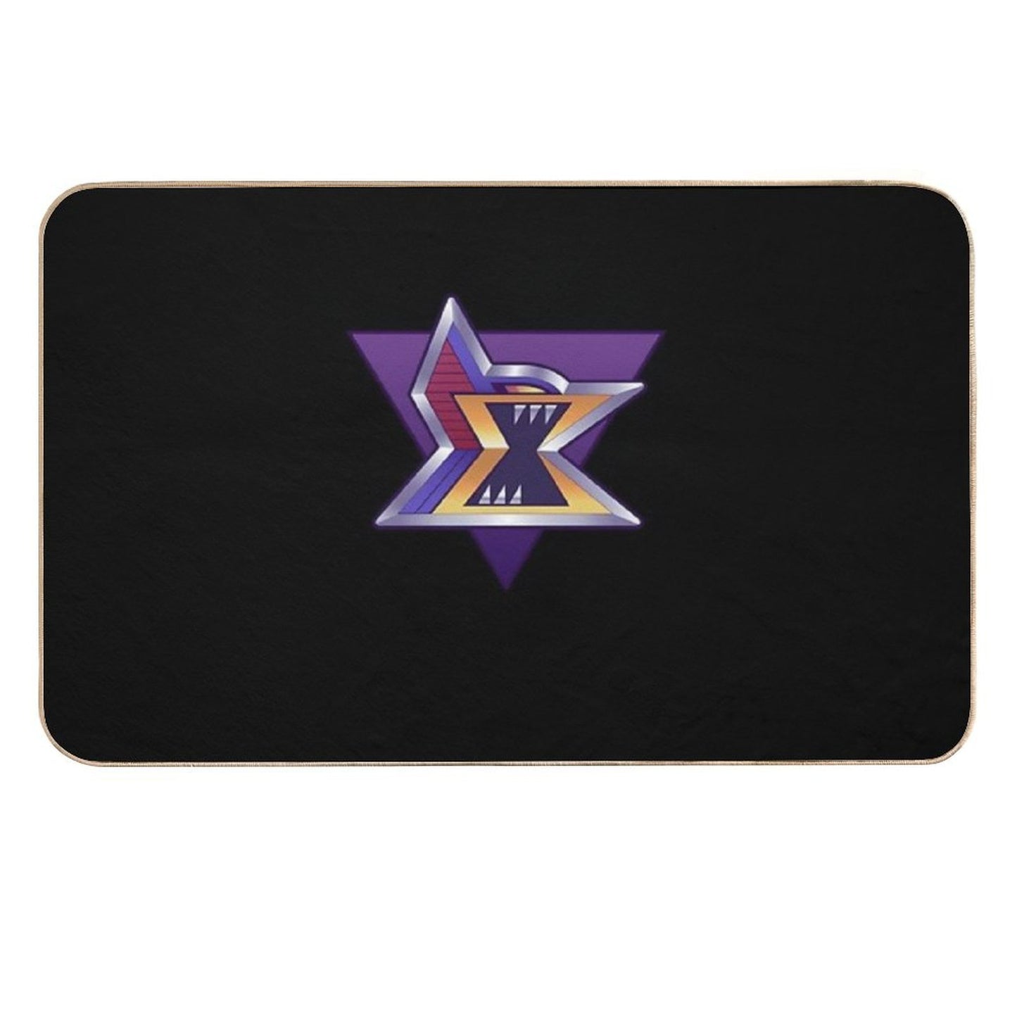 Maverick Logo Reworked  Fade-Resistant Bath Mat