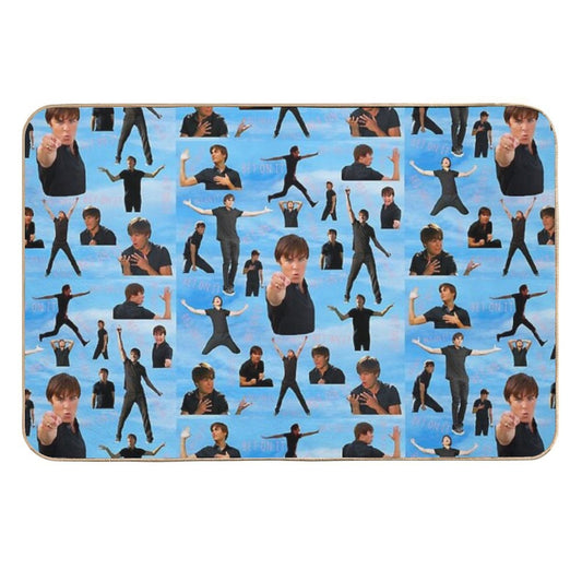 Zac Efron Troy Bolton Bet On It  High School Musical  High-Traffic Bath Mat