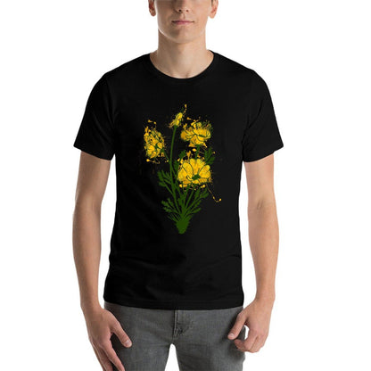 California Poppies Watercolor Flowers Cool Gift  Affordable Price T-Shirt