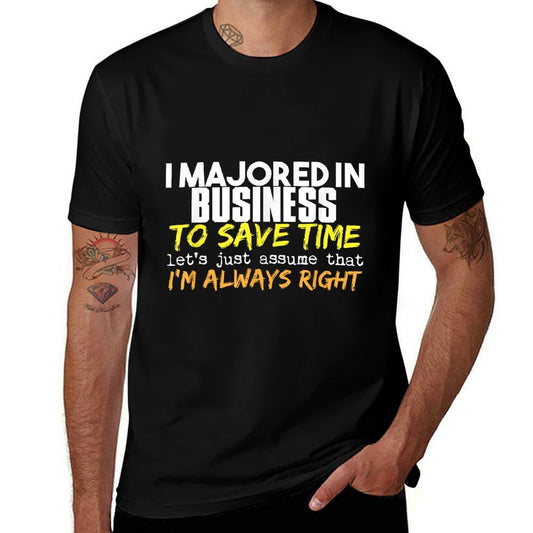Business Major for Back to School Gift  Vintage-inspired T-Shirt