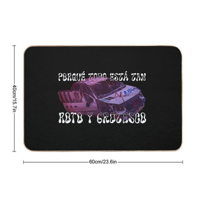 BROKEN & GROTESQUE Durable Bath Mat