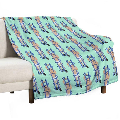 Trapped Wrinkle-free Throw Blanket