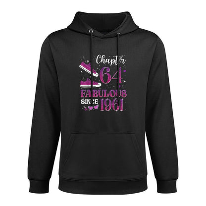 Chapter 64 Fabulous Since 1961 64th Birthday Girl Lady Easy Care Hoodie