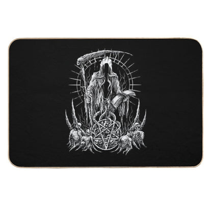 Demonic Grim Reaper  Long-Lasting Bath Mat