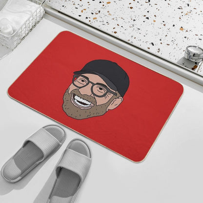 Jurgen Klopp Liverpool’s ‘The Normal One’  Odorless Bath Mat