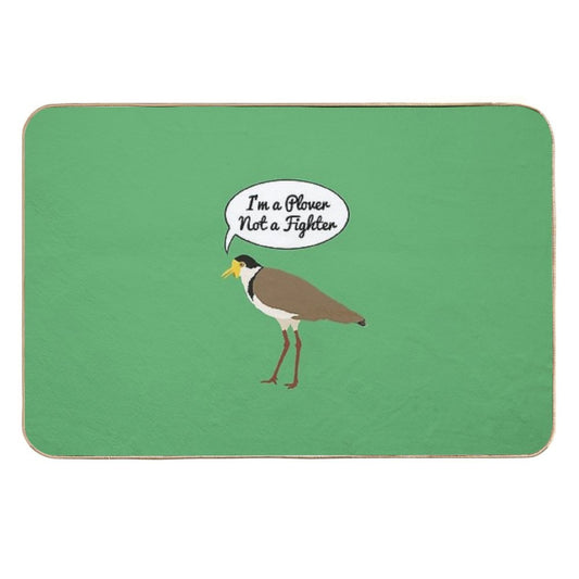 I’m A Plover Not A Fighter  Odorless Bath Mat