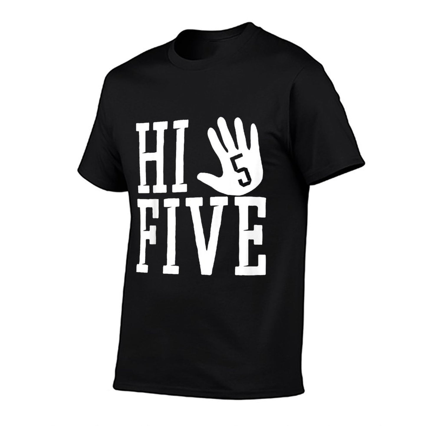 Hi Five 5 Years Old 5th Birthday Comfortable T-Shirt