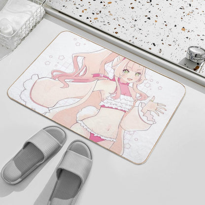 Summer Bun  High-Traffic Bath Mat