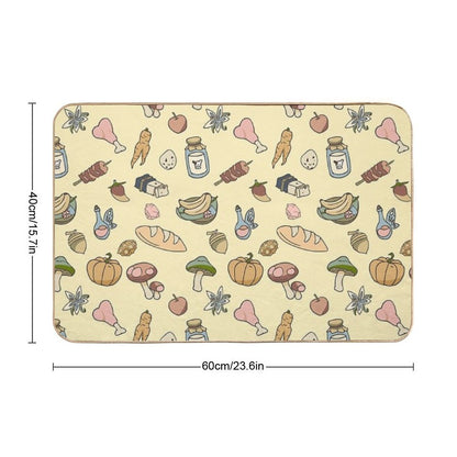 Hylian Wilderchef (Yellow Ver.)  Easy Maintenance Bath Mat