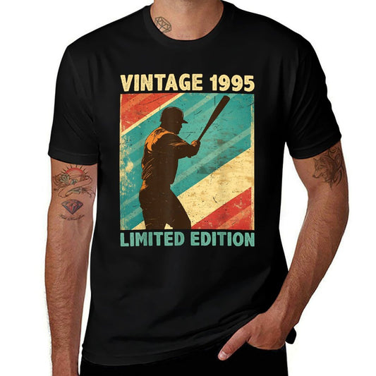 30 Years Old Gift Vintage 1995 Baseball Lover 30th Birthday  Affordable Price T-Shirt