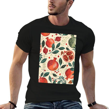 Pattern Art Pomegranate Minimalist  Versatile T-Shirt