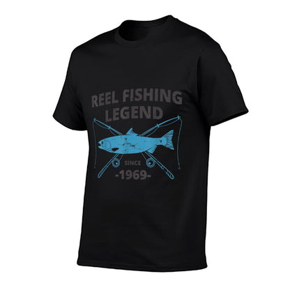 Reel Fishing Legend 1969  50th Birthday  Fishing Gift  Graphic-printed T-Shirt