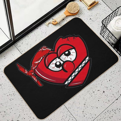 Broken Heart - Glo Gang  Dirt-Trapping Bath Mat