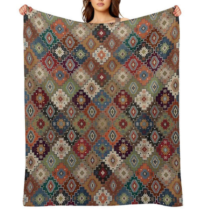 Anatolian Carpets - 2 Anti-pilling Throw Blanket