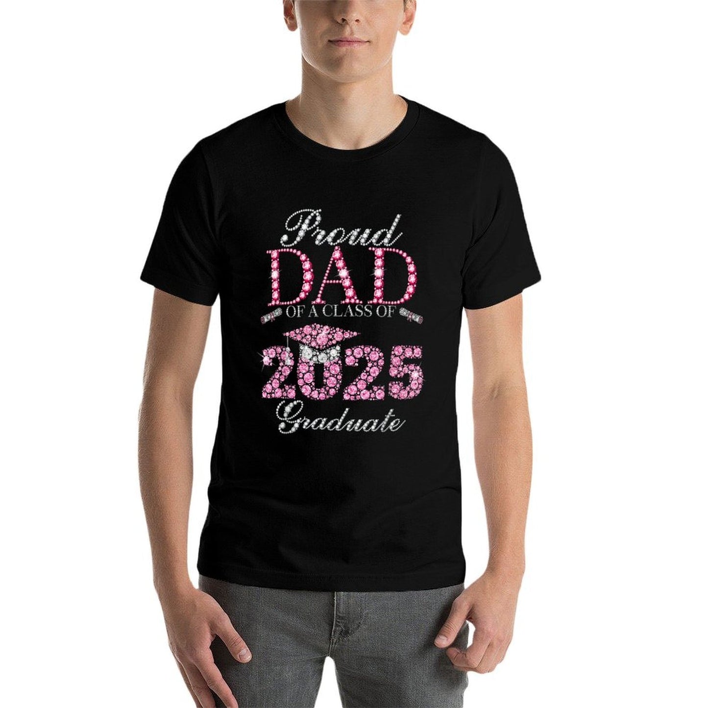 Proud Dad Of A Class Of 2025 Graduate  Stretchy T-Shirt