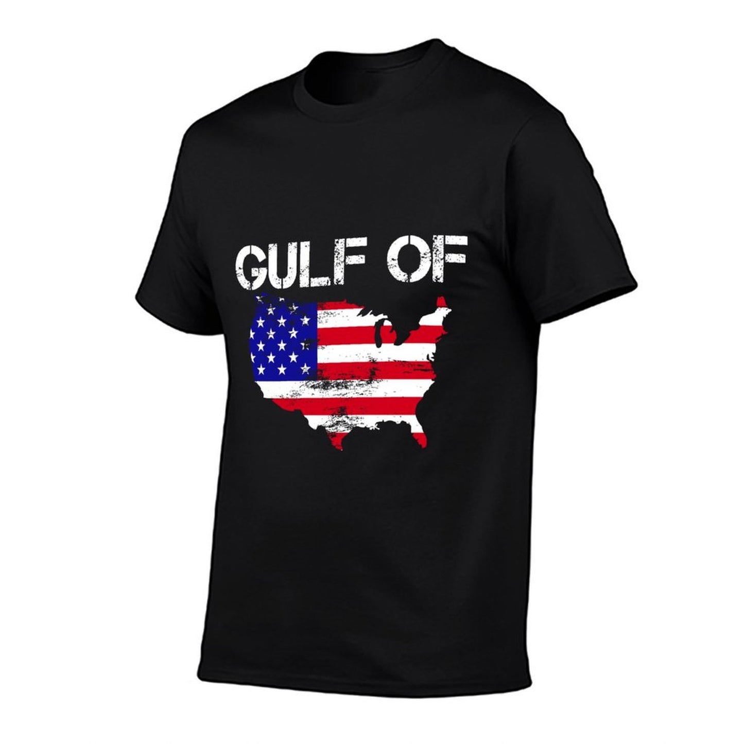 Gulf of USA America Funny USA Map 4th of July Pride  Graphic-printed T-Shirt