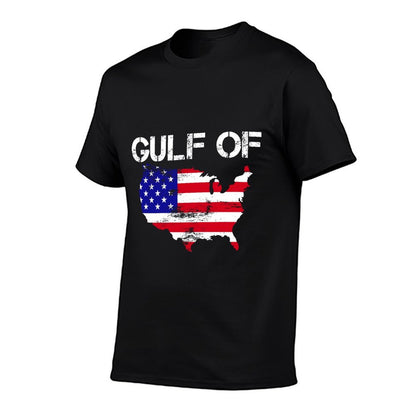 Gulf of USA America Funny USA Map 4th of July Pride  Graphic-printed T-Shirt