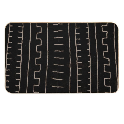 Simple African Mud Cloth  Rapid-Drying Bath Mat