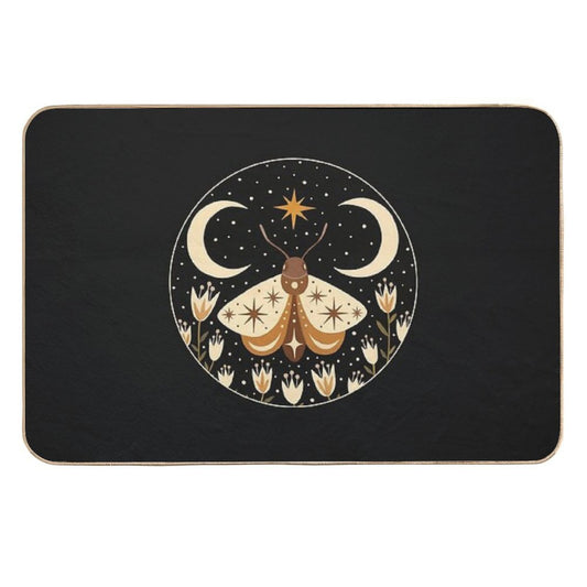 Between Two Moons  Non-Slip Bath Mat