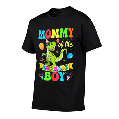 Love Family Matching Mommy Of The Birthday Boy T-Rex Dinosaur Birthday Party  Trendy Pattern T-Shirt