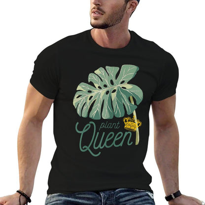 Monstera Plant Queen Houseplant  Boho Nature Leaf  Easy-care T-Shirt