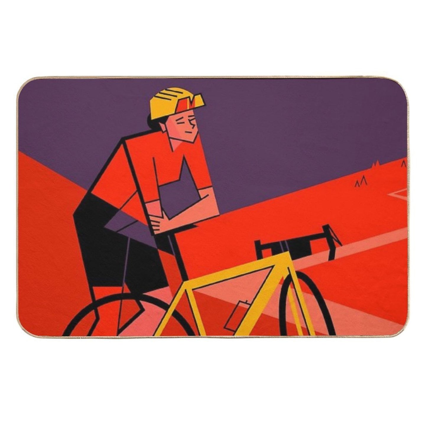 Gravel Bike  High-Traffic Bath Mat