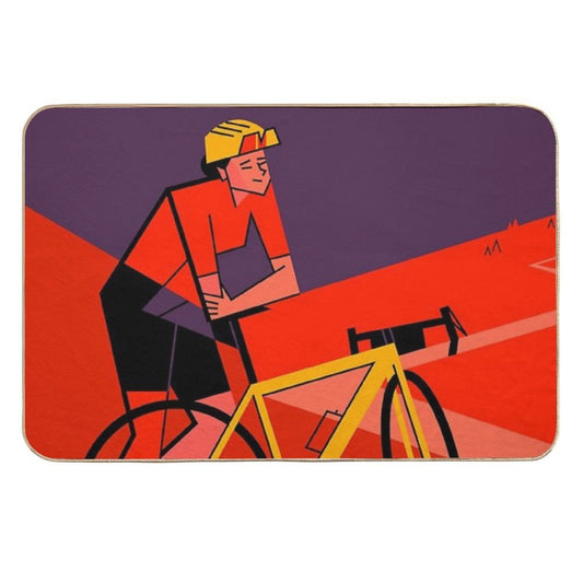 Gravel Bike  High-Traffic Bath Mat