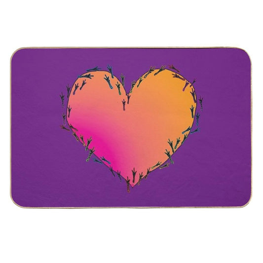 Tiny Diny Tracks Durable Bath Mat