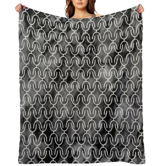 Link - Grey Marble Gift-ready Throw Blanket