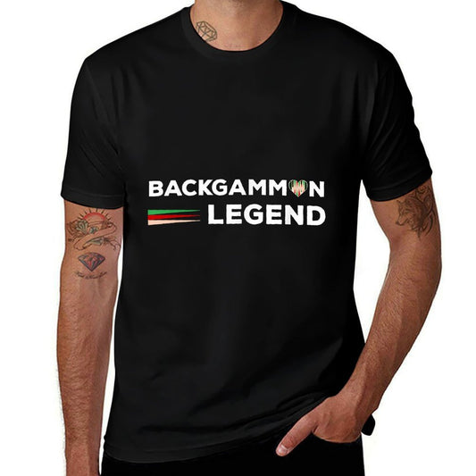 Backgammon Player Board Game Backgammon Legend Comfortable T-Shirt