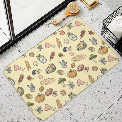 Hylian Wilderchef (Yellow Ver.)  Easy Maintenance Bath Mat