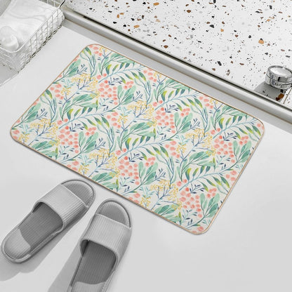 Botanical Garden  Fade-Resistant Bath Mat