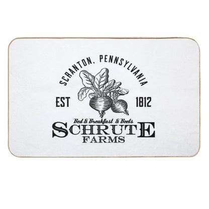 Bed Breakfast Beets - Schrute Farms  Slip-Resistant Bath Mat