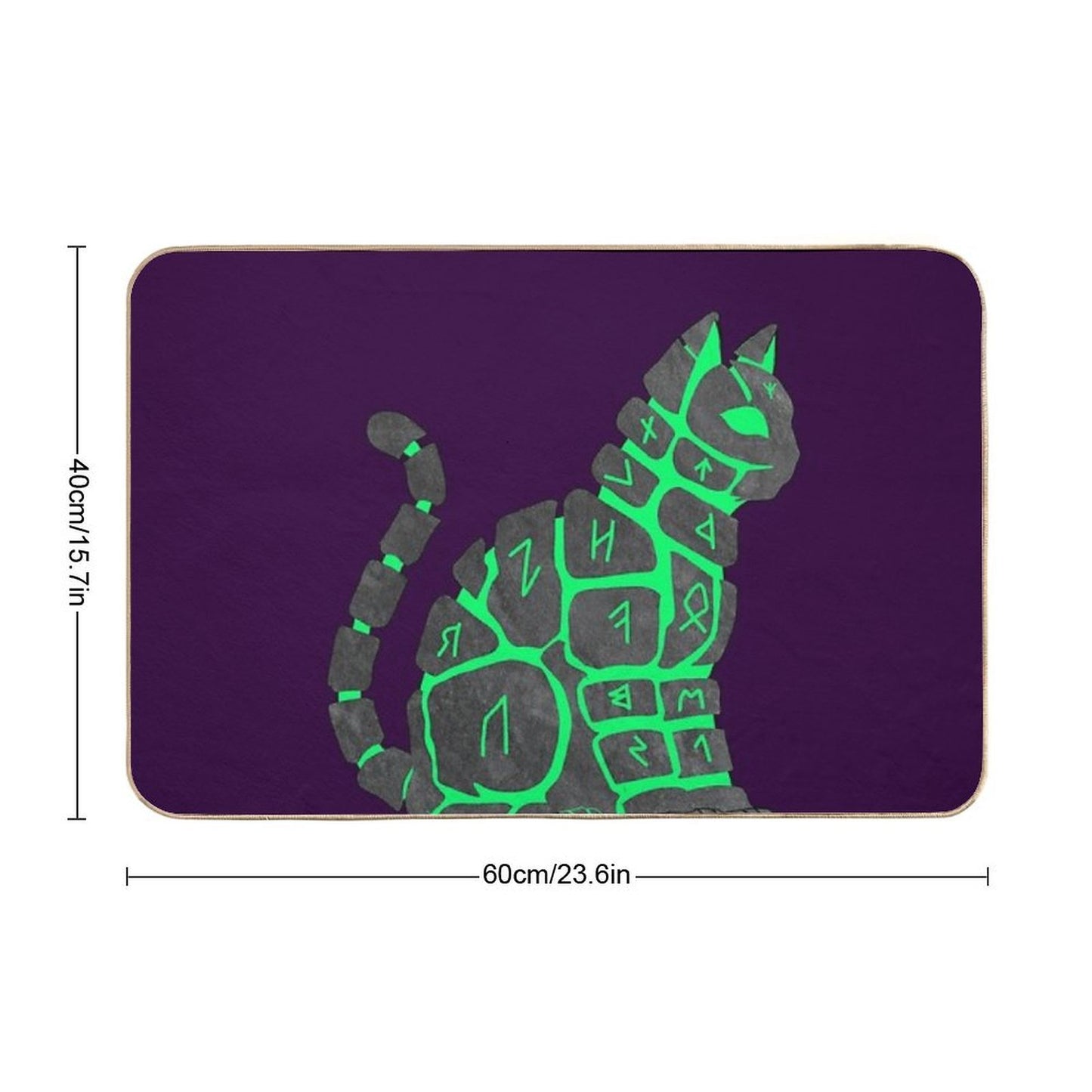 Runebound Guardian  Pet-Safe Bath Mat