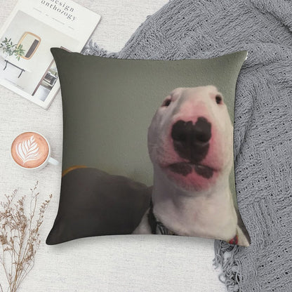 @PupperNelson Walter Original Soft Hidden Zipper Throw Pillow