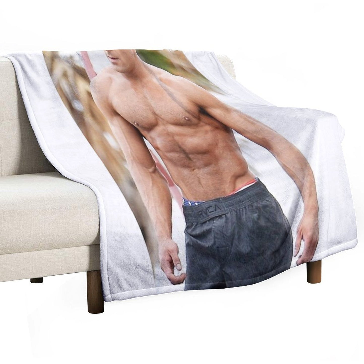 Zac Efron Machine-washable Throw Blanket