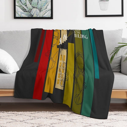 Only Murders in The Building Tv Show Lineart Poster Machine-washable Throw Blanket