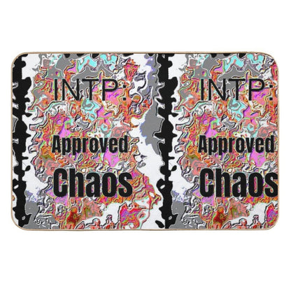 Intp Approved Chaos Poster Fun Durable Bath Mat