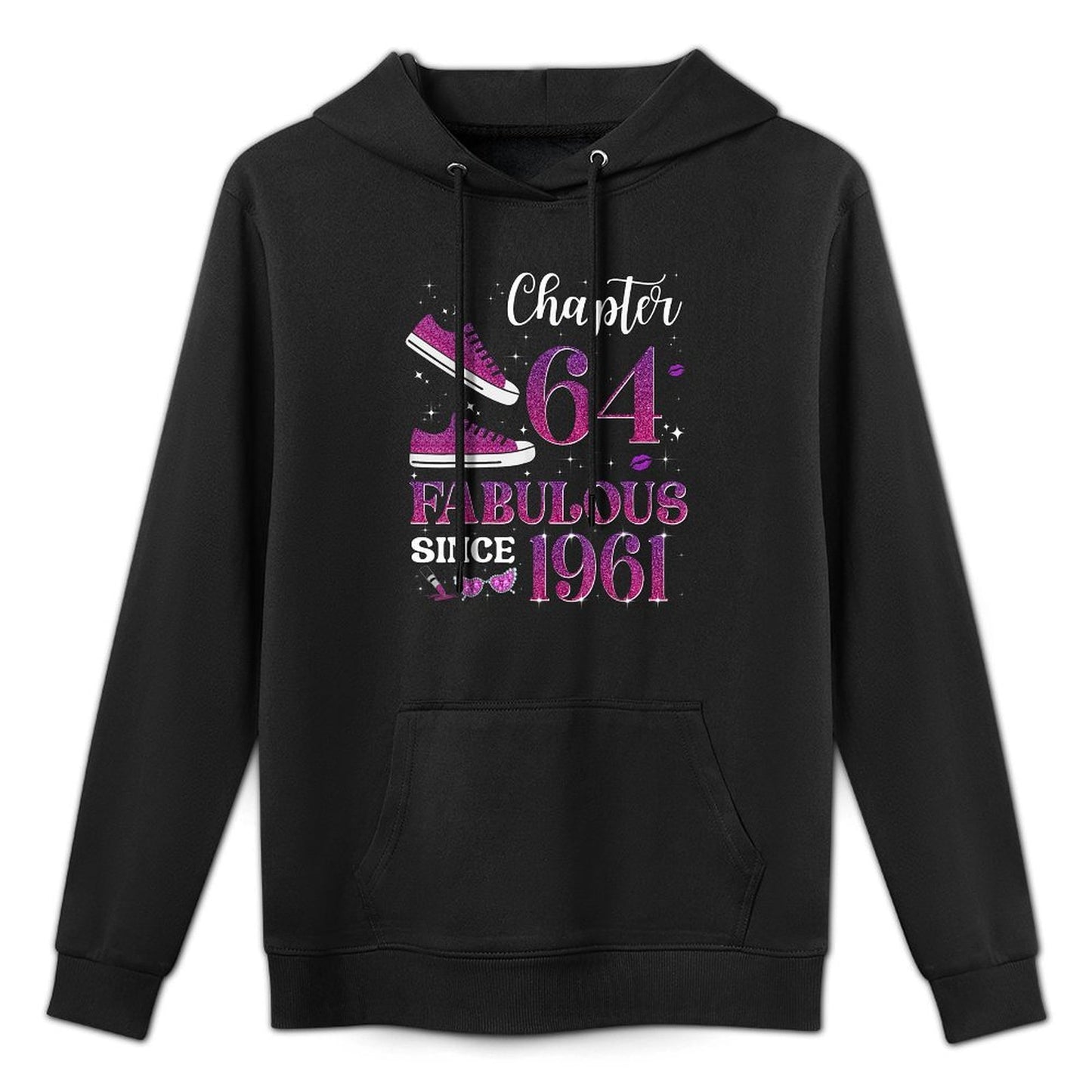 Chapter 64 Fabulous Since 1961 64th Birthday Girl Lady Easy Care Hoodie