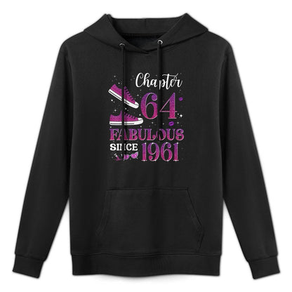 Chapter 64 Fabulous Since 1961 64th Birthday Girl Lady Easy Care Hoodie