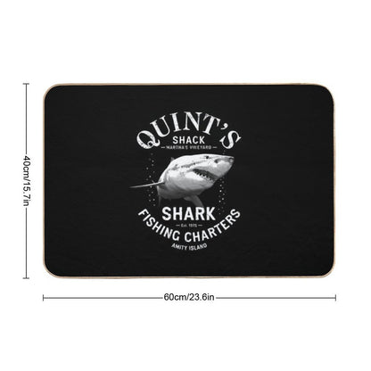 Quint's Shark Fishing Charters Durable Bath Mat