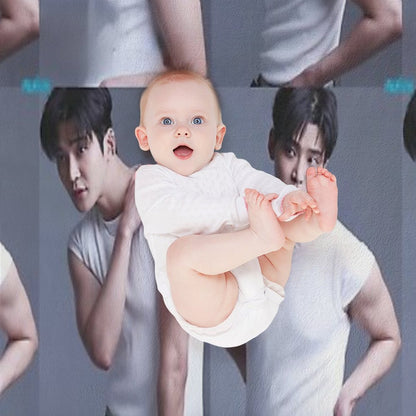 Rowoon Collage Travel-friendly Throw Blanket