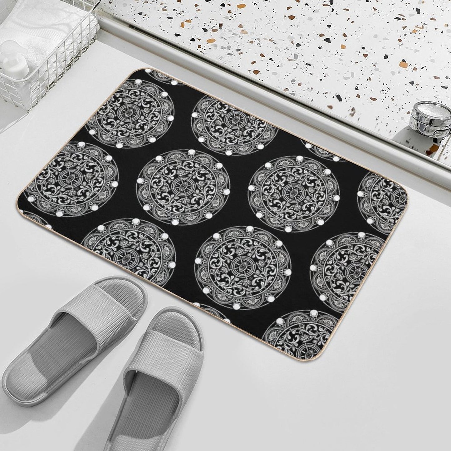 EP.  HYPNOTICSKULL III  Dirt-Trapping Bath Mat
