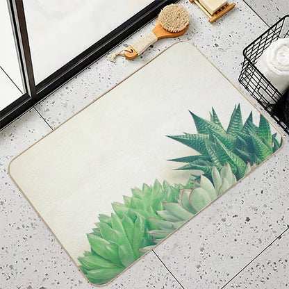 Succulent Forest Durable Bath Mat