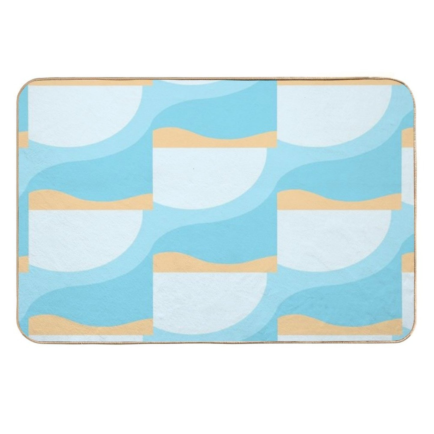 Sea And Sand  Pet-Safe Bath Mat