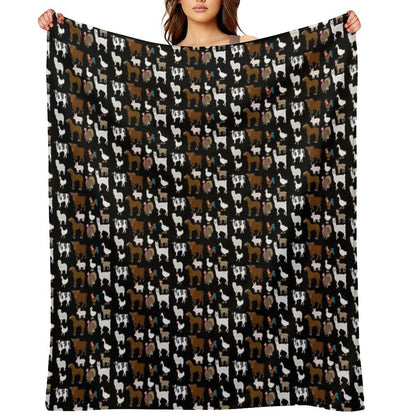 Farm Animals - The Kids' Picture Show Wrinkle-free Throw Blanket