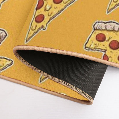 Thunder Cheesy Pizza  High-Traffic Bath Mat