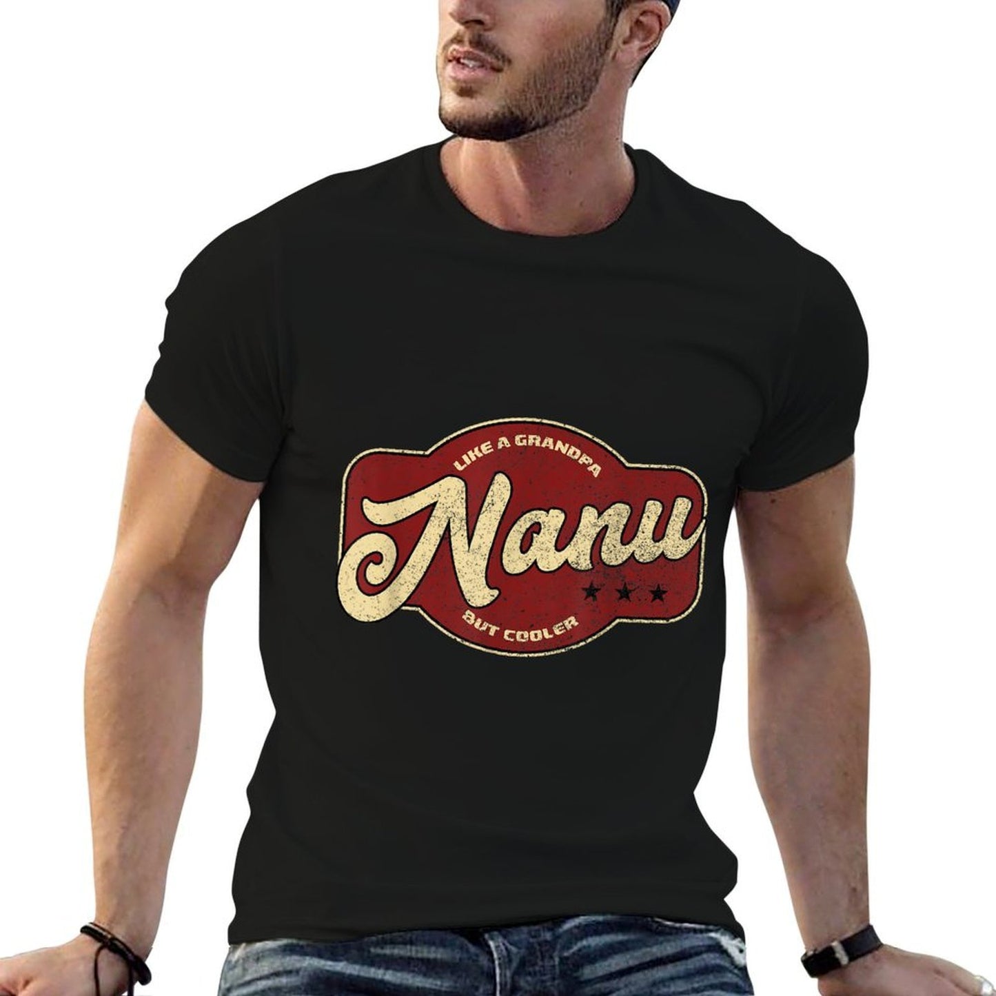 Vintage Nanu Like A Grandpa But Cooler - Indian Grandpa  Soft T-Shirt